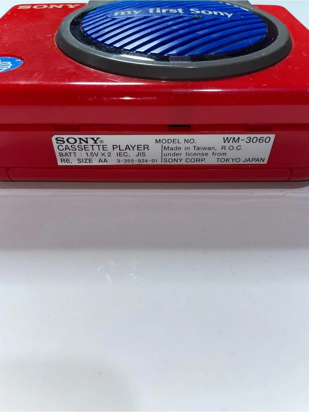 Sony My First Sony WALKMAN WM-3060 - Portable Cassette Player For Parts ( Read )